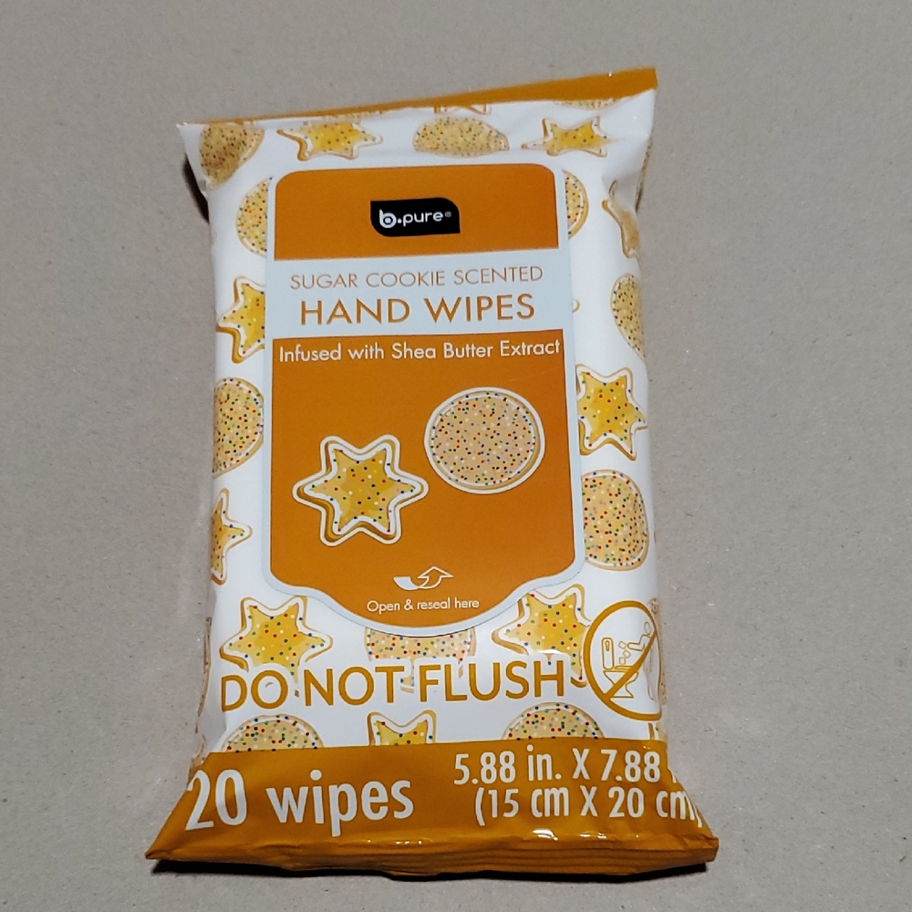‼️5/$25‼️ Sugar Cookie Scented Hand Wipes - New Sealed